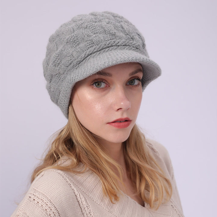 Bonnet D'Hiver Chaud en Tricot pour Femme, Bonnet Solide, Coupe-Vent, Protection Des Oreilles, Ski, Randonnée, Béret pour Fille