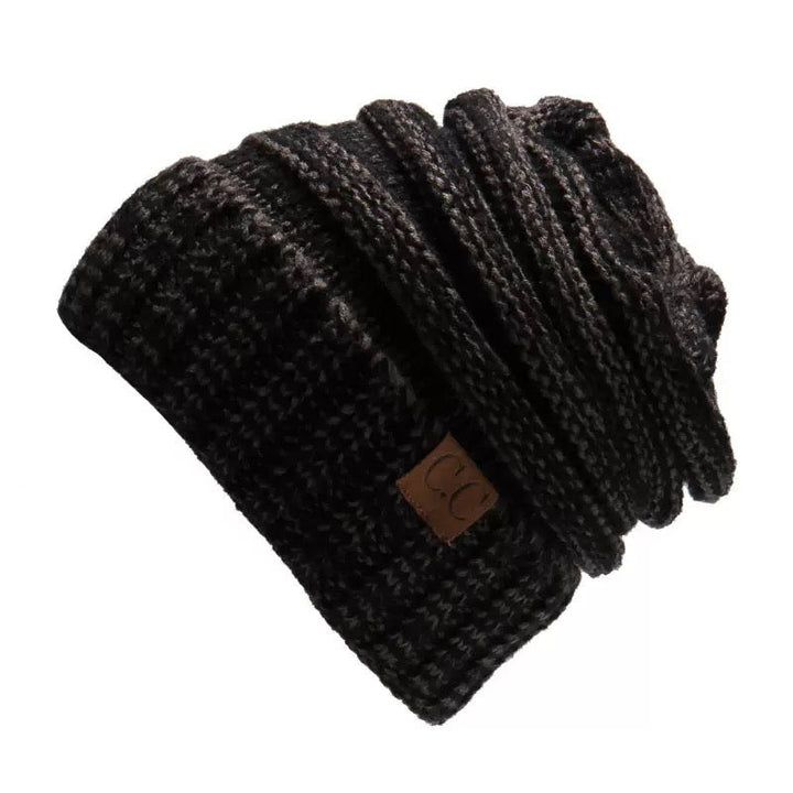 Bonnet Ample Décontracté de Couleur Pure pour Femme, Vêtement Quotidien, Automne-Hiver