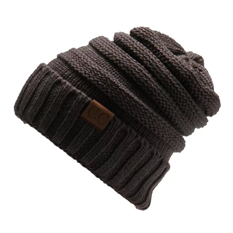 Bonnet Ample Décontracté de Couleur Pure pour Femme, Vêtement Quotidien, Automne-Hiver