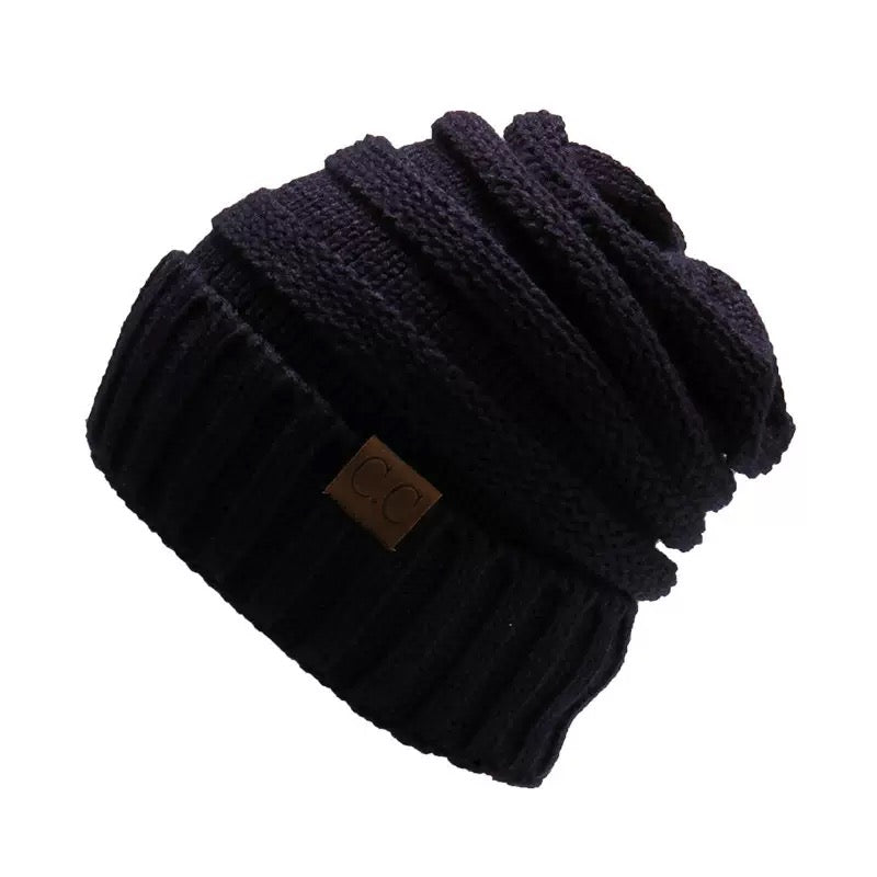 Bonnet Ample Décontracté de Couleur Pure pour Femme, Vêtement Quotidien, Automne-Hiver