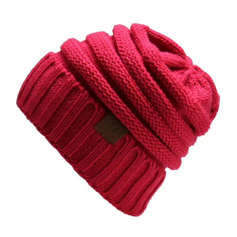 Bonnet Ample Décontracté de Couleur Pure pour Femme, Vêtement Quotidien, Automne-Hiver
