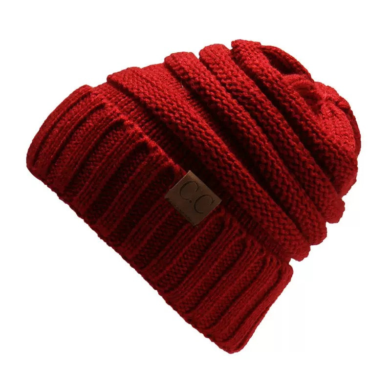 Bonnet Ample Décontracté de Couleur Pure pour Femme, Vêtement Quotidien, Automne-Hiver