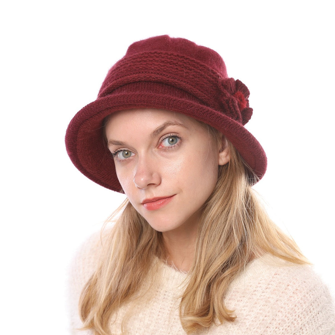 1 Bonnet Ample en Tricot pour Femme, Chaud, Quotidien, Vacances, Couleur Unie, Décontracté, Hiver