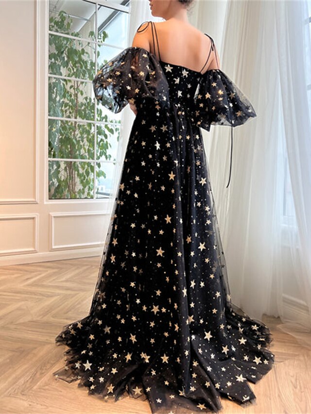 Forme Princesse Bretelles spaghetti Longue Robes de bal