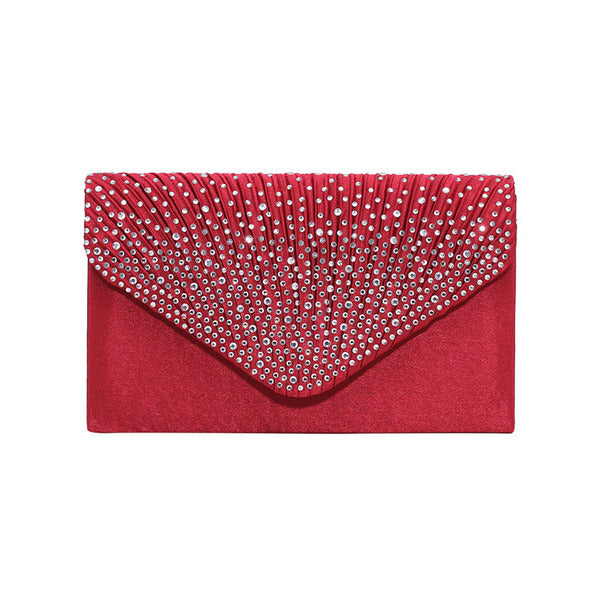 Pochettes enveloppe en strass et cristal