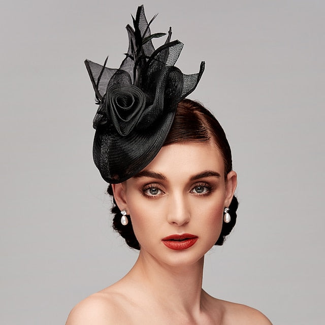 Kentucky Derby Hat Fascinators Casque avec plume