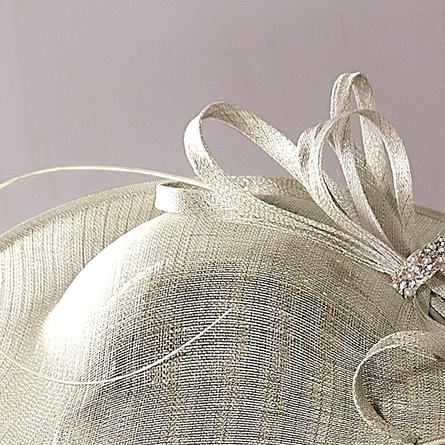 Fascinators Flax Tea Party avec Coiffe en Plumes et Strass