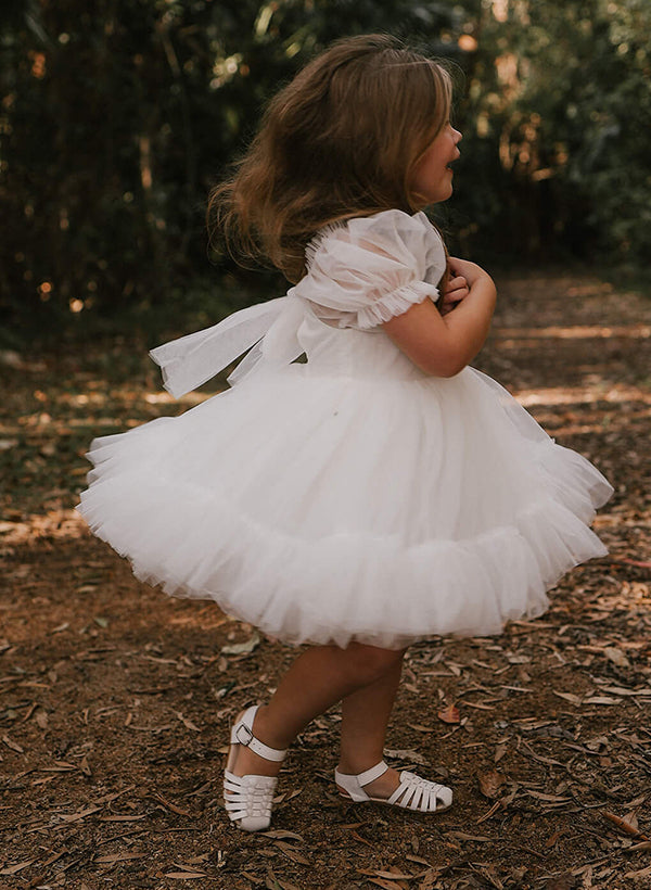 Forme Princesse Robes pour filles avec Bowknot