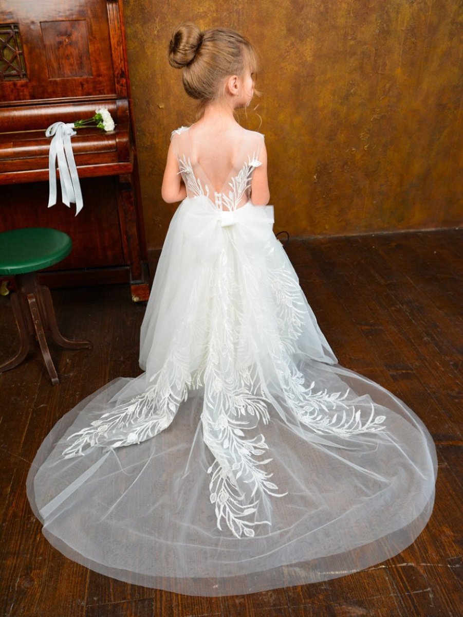 Robes de Demoiselle D'Honneur A-Line/Princess à Une Épaule Sans Manches avec Appliques