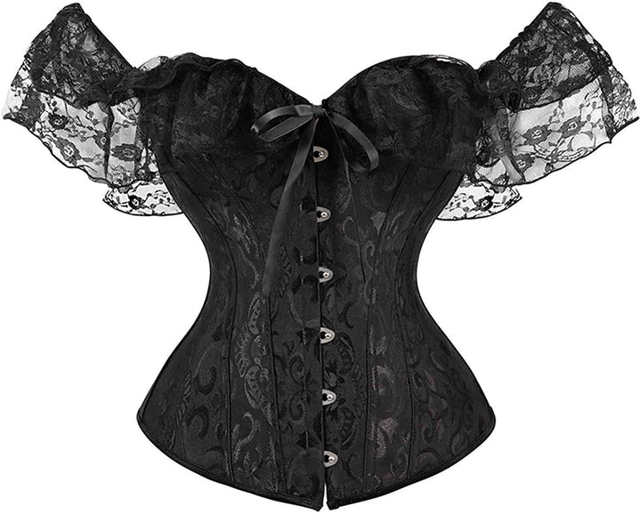 Corset Sexy en Dentelle avec Boucle et Crochet pour Femme - pour Mariage, Fête, Anniversaire