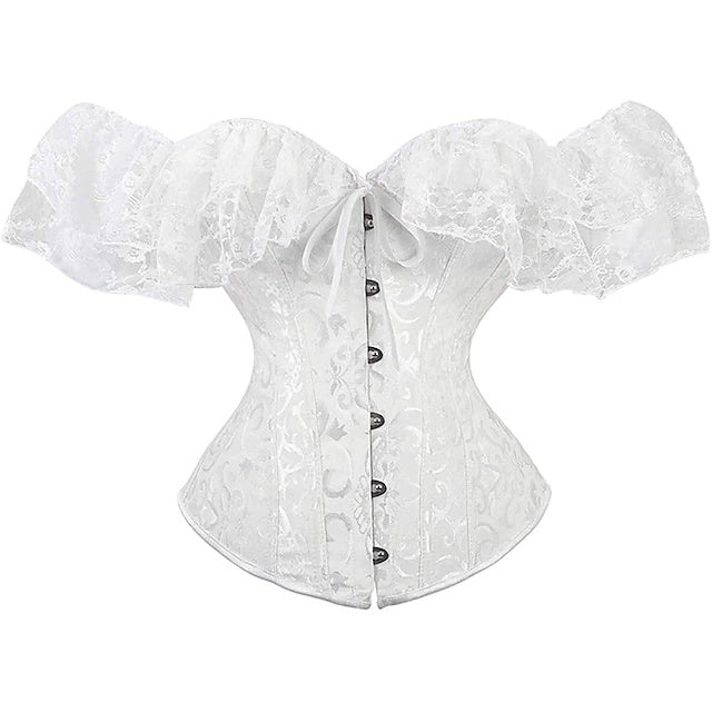 Corset Sexy en Dentelle avec Boucle et Crochet pour Femme - pour Mariage, Fête, Anniversaire