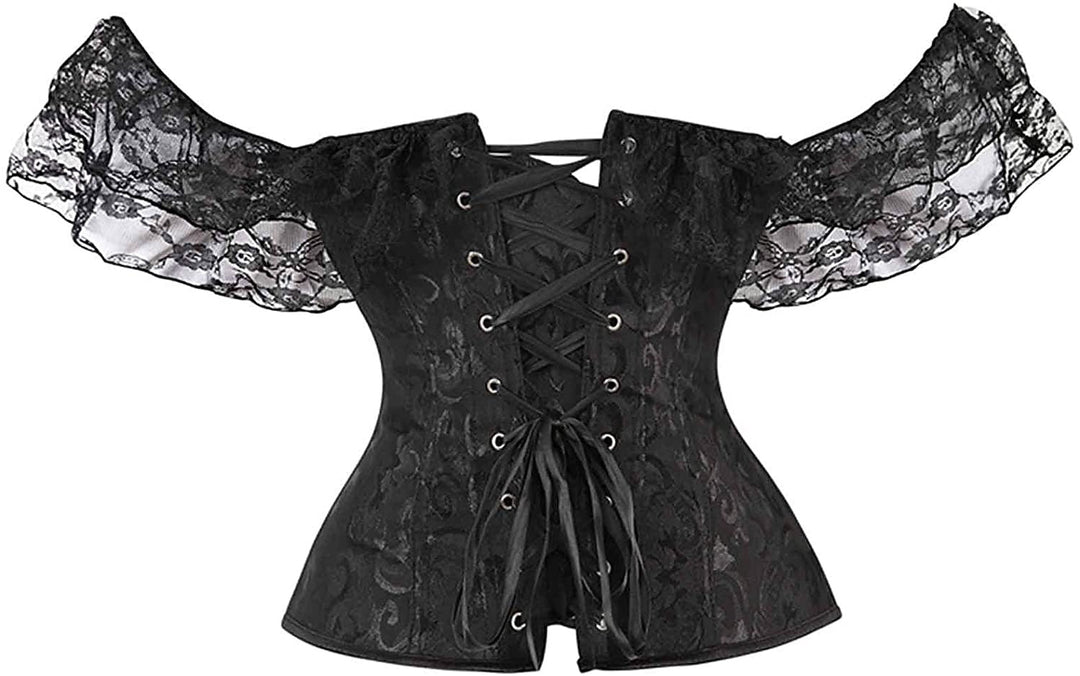 Corset Sexy en Dentelle avec Boucle et Crochet pour Femme - pour Mariage, Fête, Anniversaire
