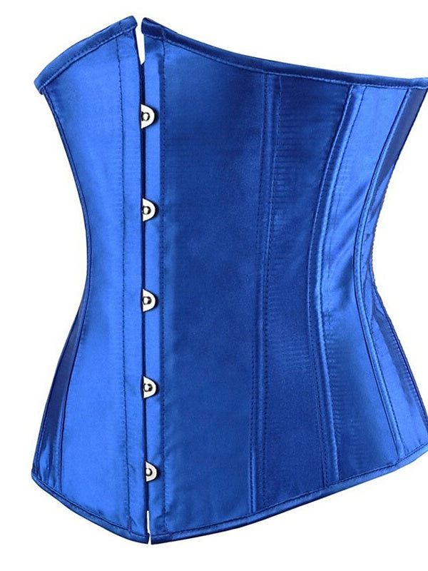 Corset Push-Up en Jacquard avec Crochet et Œillet pour Femme - pour Mariage, Fête, Anniversaire, Halloween