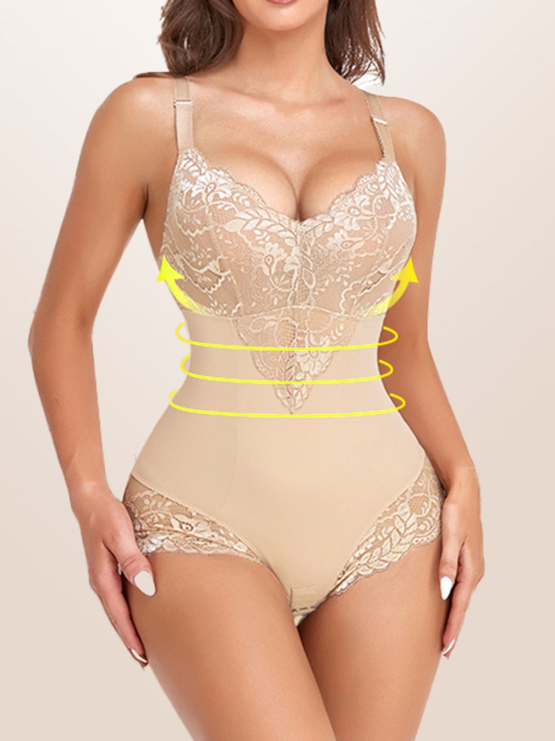 Bustier Gainant Séduisant/Sexy en Chinlon/Élasthanne