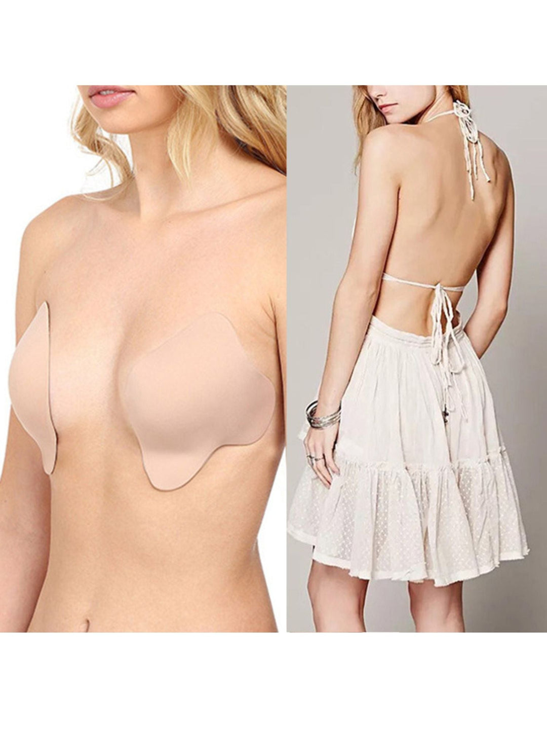 Soutien-Gorge Dos Nu Sexy en Polyester pour Femme