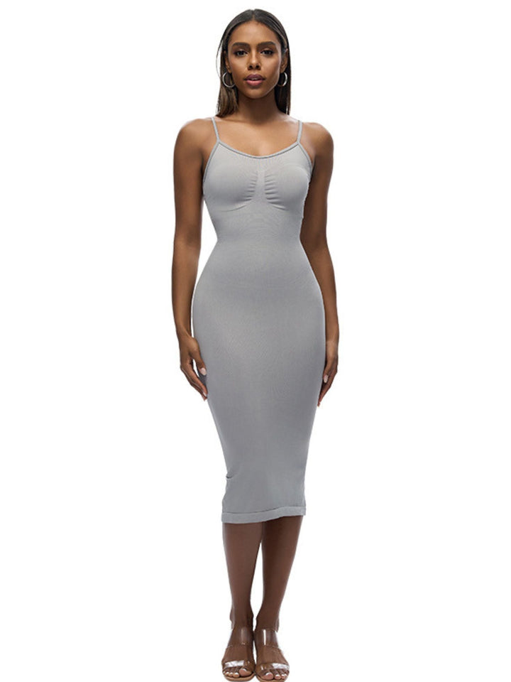 Bustier Long en Polyester Sans Manches pour Femme, Charmant et Classique