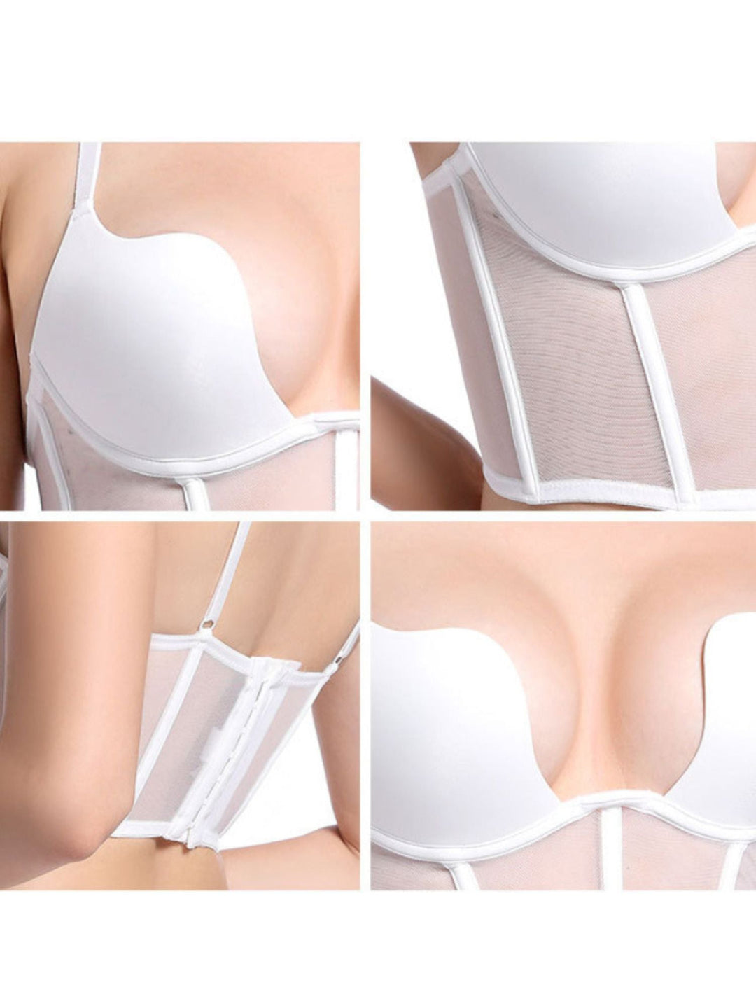 Soutien-Gorge Gainant Sexy en Maille pour Femme