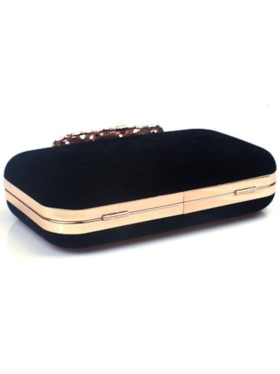 Pochettes en Velours Bordeaux Rétro Élégantes avec Strass