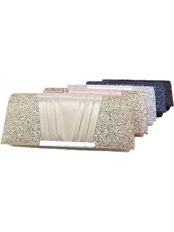 Pochette de Soirée Élégante et Scintillante en Or avec Paillettes