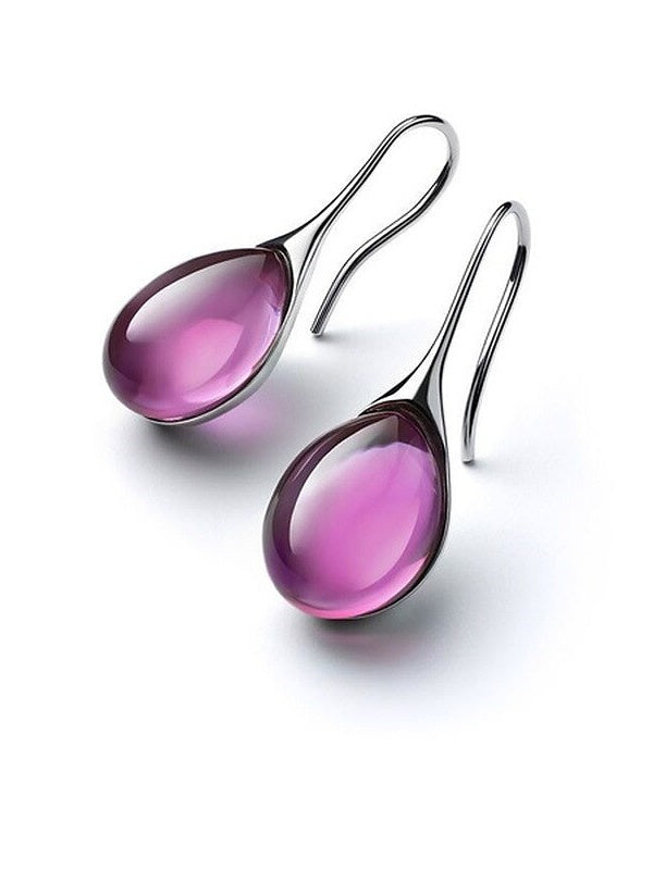 Boucles D'Oreilles Pendantes pour Mariage, Travail, Quotidien, Boucles D'Oreilles Classiques en Forme de Poire pour Femmes