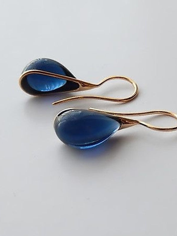 Boucles D'Oreilles Pendantes pour Mariage, Travail, Quotidien, Boucles D'Oreilles Classiques en Forme de Poire pour Femmes