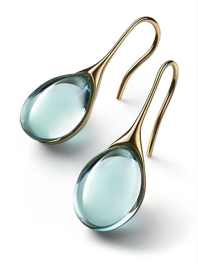 Boucles D'Oreilles Pendantes pour Mariage, Travail, Quotidien, Boucles D'Oreilles Classiques en Forme de Poire pour Femmes