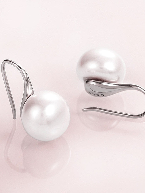 Boucles D'Oreilles en Perles D'Imitation pour Mariage, Travail Quotidien, Boucles D'Oreilles Pendantes Précieuses Classiques pour Femmes