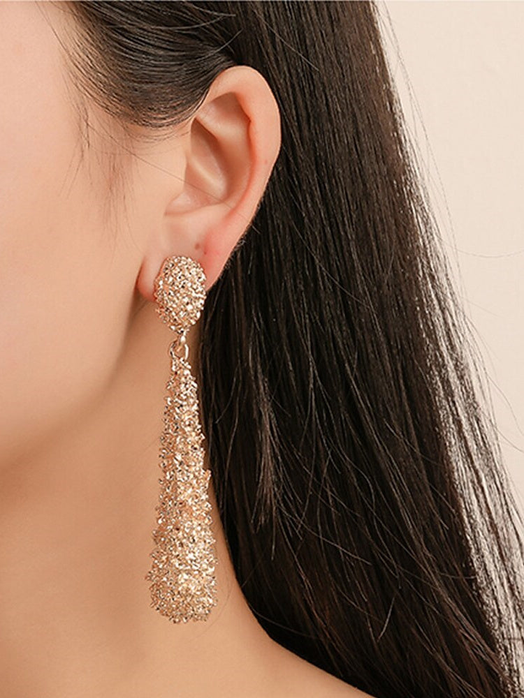 Boucles D'Oreilles Pendantes en Forme de Poire pour Mariage, Travail, Fête Quotidienne pour Femmes