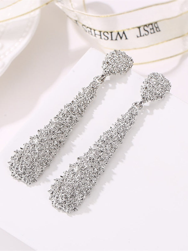 Boucles D'Oreilles Pendantes en Forme de Poire pour Mariage, Travail, Fête Quotidienne pour Femmes