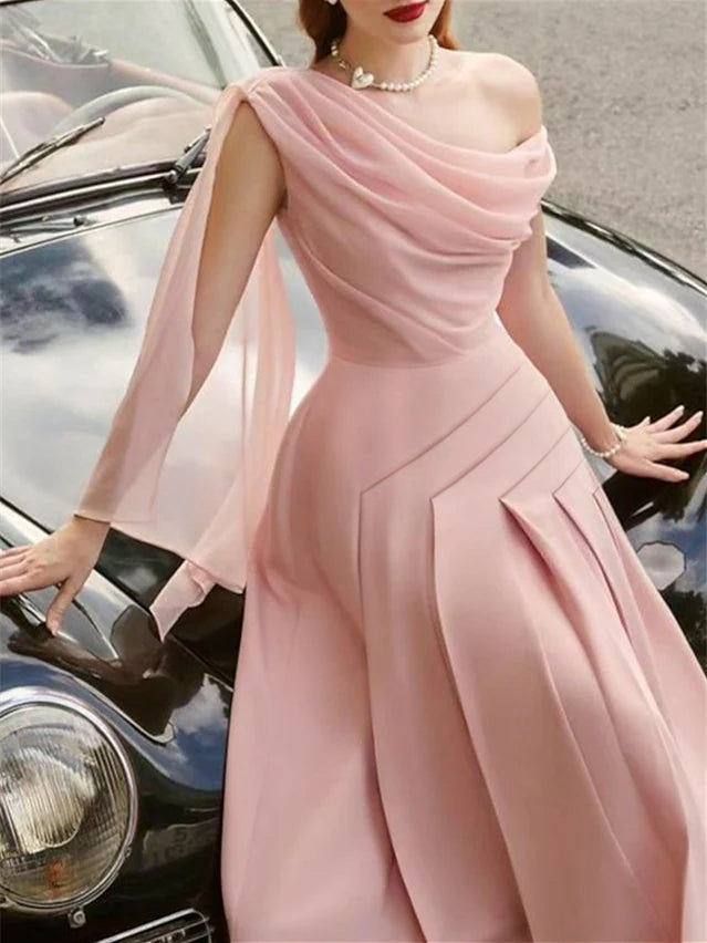 Robe de Mariée D'Invitée de Mariage Sans Manches Coupe A-Line/Princess