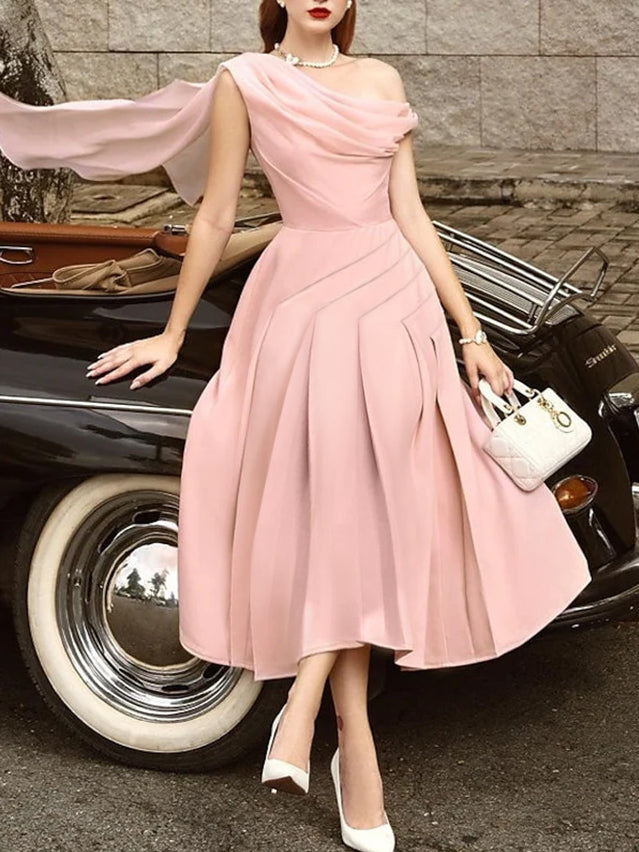 Robe de Mariée D'Invitée de Mariage Sans Manches Coupe A-Line/Princess
