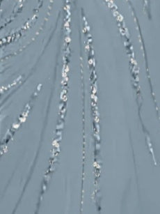 Robe mère de la mariée fourreau, manches tombantes, longueur sol, sequins