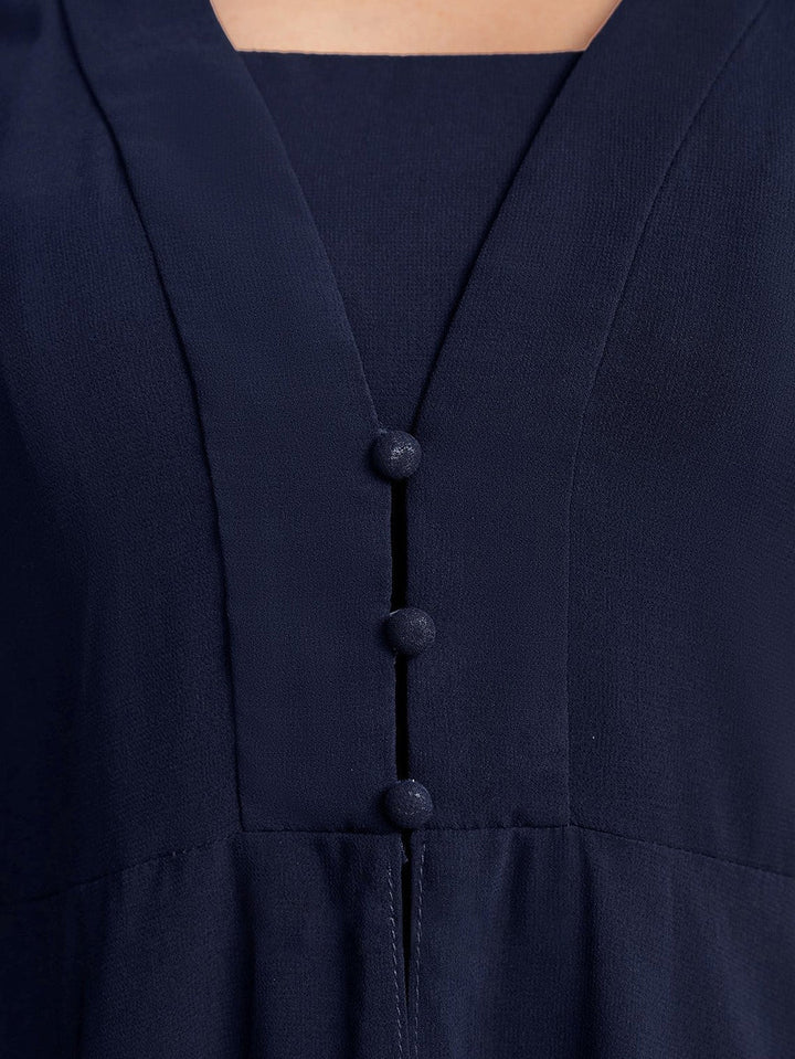 Ensemble mère de la mariée ligne A, col carré, sans manches, longueur midi, avec veste longue