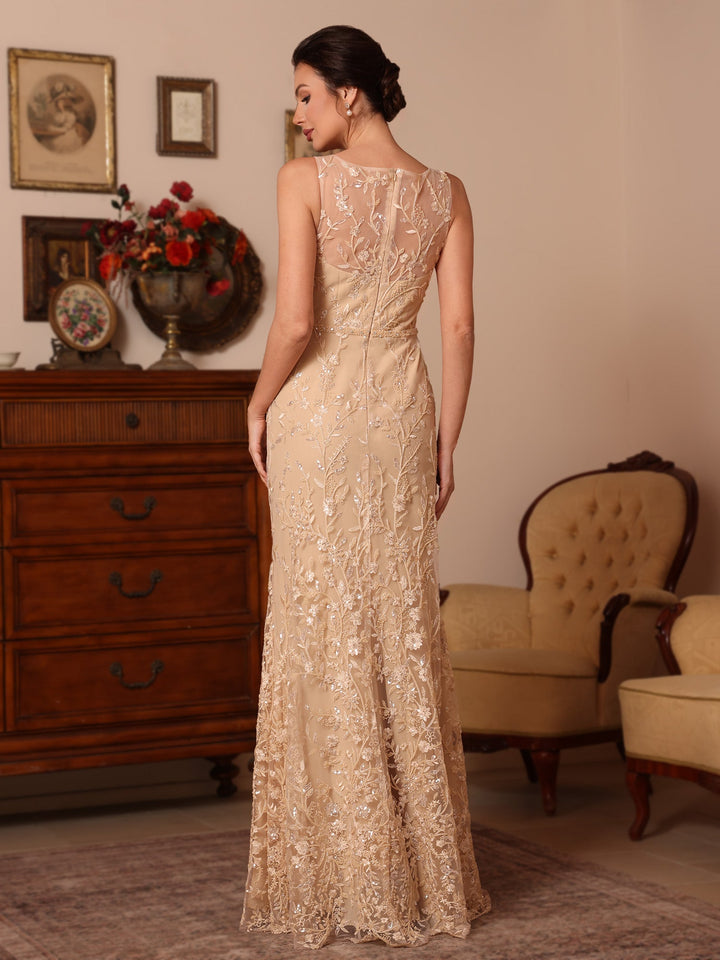 Deux Pièces Gaine/Colonne Dentelle Robes Mère de La Mariée avec une Cape Sans Manches