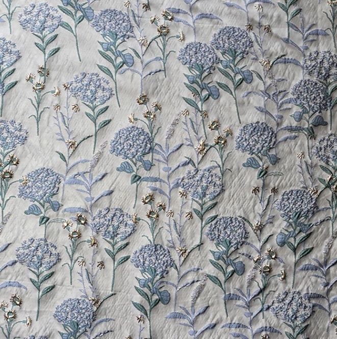 Robe Mère de la Mariée, Forme A-Ligne/Princesse, Col Rond, Jacquard, avec Fente Latérale, Manches Courtes, Floral, Longueur à la Cheville, Nœud