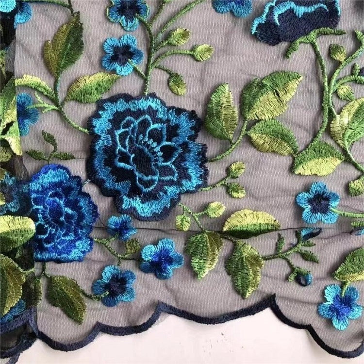 Robe Mère de la Mariée, 2 Pièces, Ligne A/Princesse, Col en V, Dentelle Florale, 3/4 Manches, Longueur du Thé