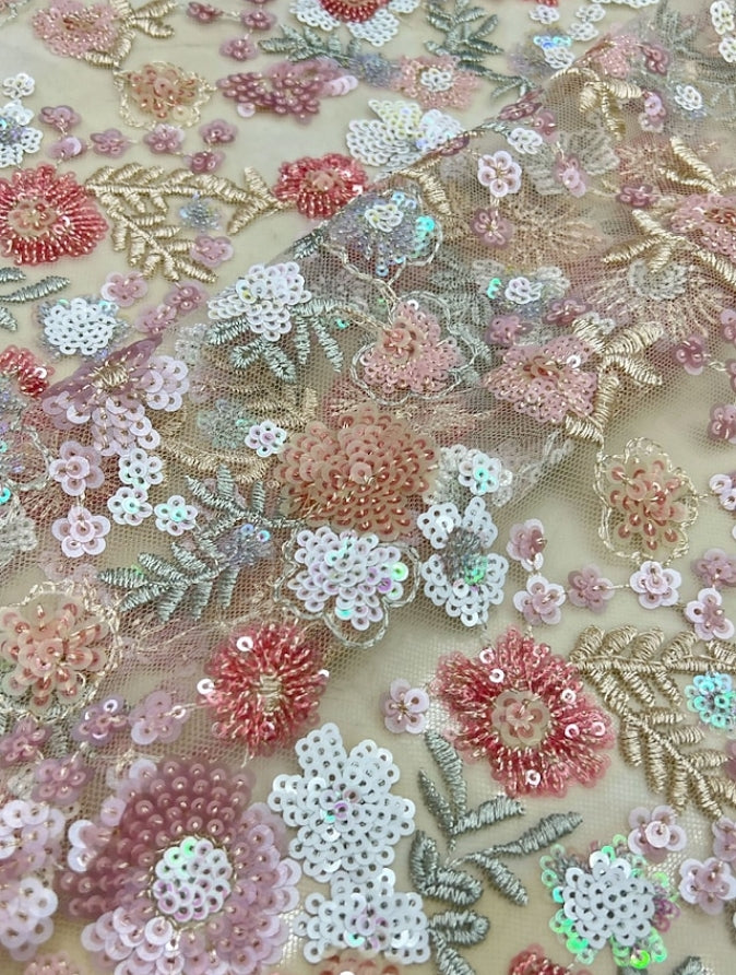Robe Mère de la Mariée, Gaine/Colonne, Col Rond, Dentelle à Paillettes, 3/4 Manches, Longueur au Sol