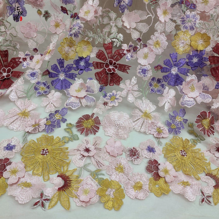 Ligne A/Princesse Hors de l'épaule Dentelle Broderie Robe cocktail Longueur de la Cheville Manches Longues Florale Formelle