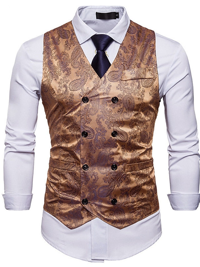 Gilet Business Double Boutonnage à Plus de Boutons pour Homme