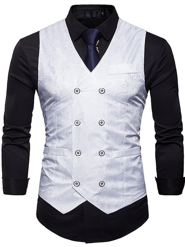 Gilet Business Double Boutonnage à Plus de Boutons pour Homme