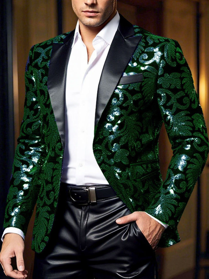 Costumes de Fête à Boutonnage Simple et Coupe Standard pour Hommes