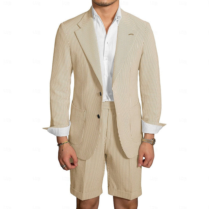 Costumes de Mariage 2 Pièces à Coupe Ajustée pour Hommes, à Simple Boutonnage et à Deux Boutons