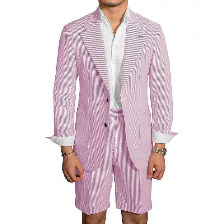 Costumes de Mariage 2 Pièces à Coupe Ajustée pour Hommes, à Simple Boutonnage et à Deux Boutons