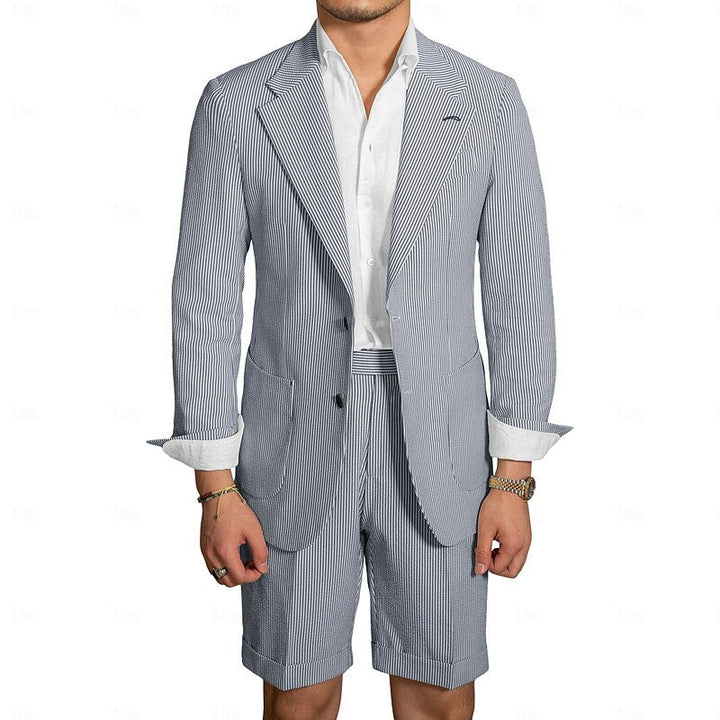 Costumes de Mariage 2 Pièces à Coupe Ajustée pour Hommes, à Simple Boutonnage et à Deux Boutons