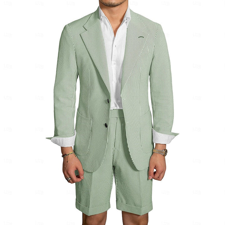 Costumes de Mariage 2 Pièces à Coupe Ajustée pour Hommes, à Simple Boutonnage et à Deux Boutons