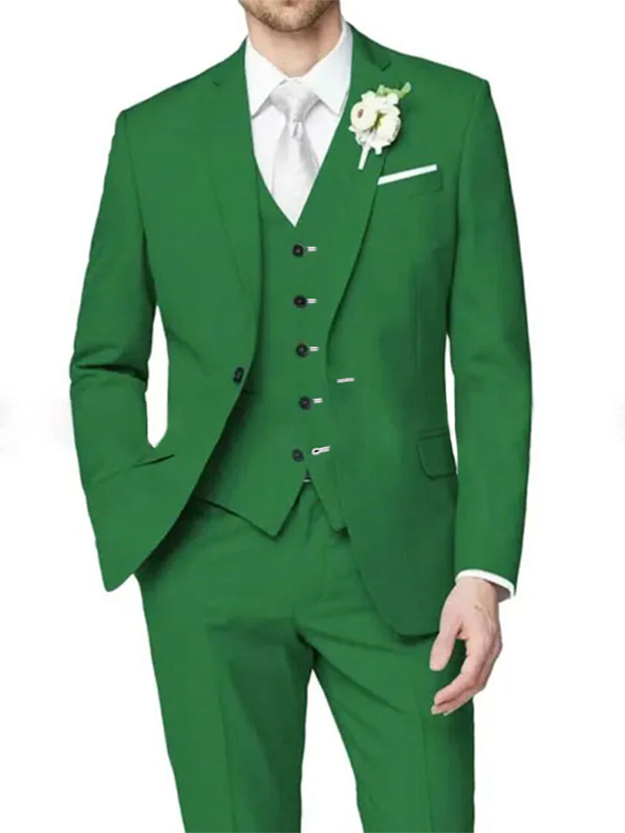 Costume homme 3 pièces lilas, cérémonie, revers cranté, coupe ajustée, droit, 1 bouton, pour mariage/galas