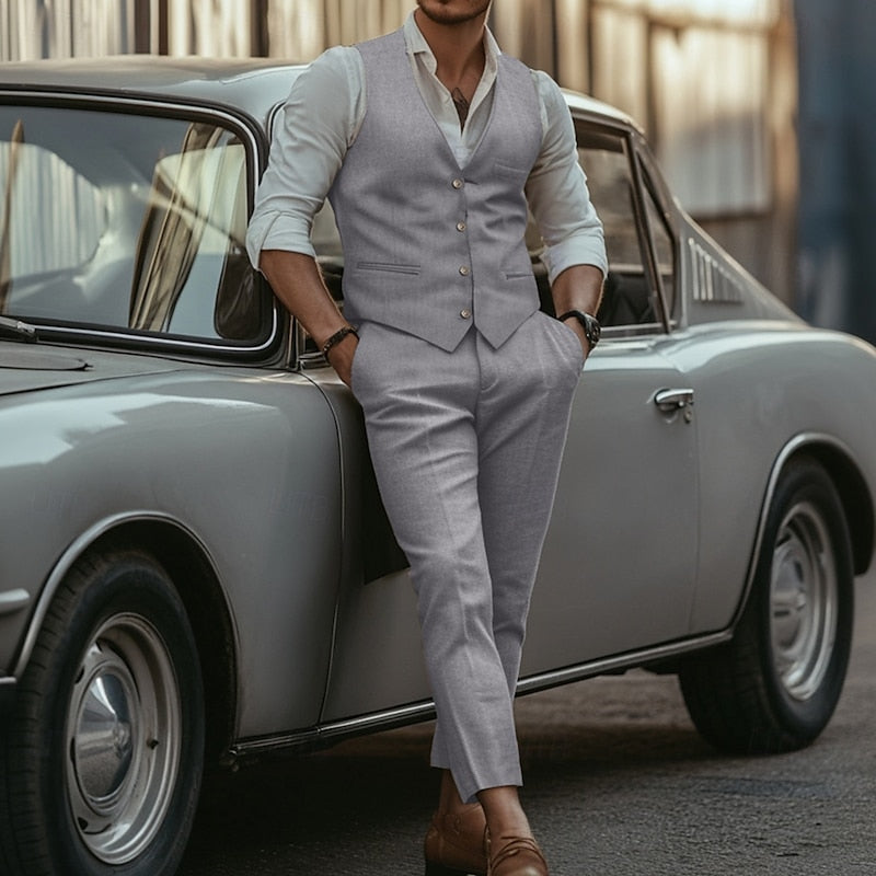 Costume homme 2 pièces bleu ciel, mode, coupe standard, droit, pour mariage