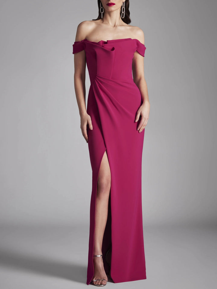 Robe de Soirée Trapèze/Princesse Sans Manches, Longueur Au Sol, Sans Bretelles, avec Volants
