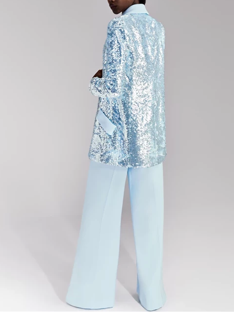 Costume de Soirée 2 Pièces avec Veste et Pantalon