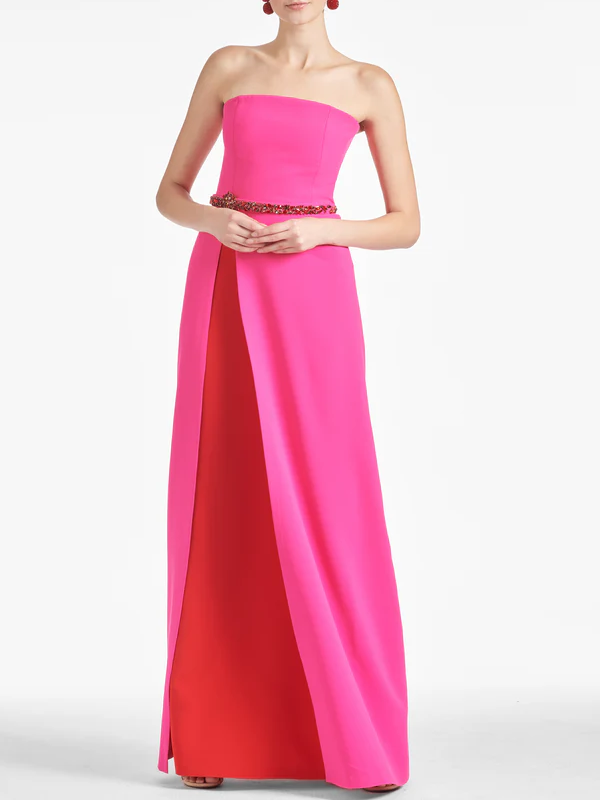 Robes de Mère de la Mariée Fourreau/Colonne Sans Bretelles Longueur Au Sol